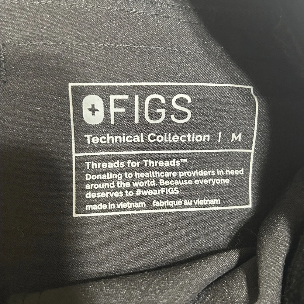 Figs Black Pants scrubs